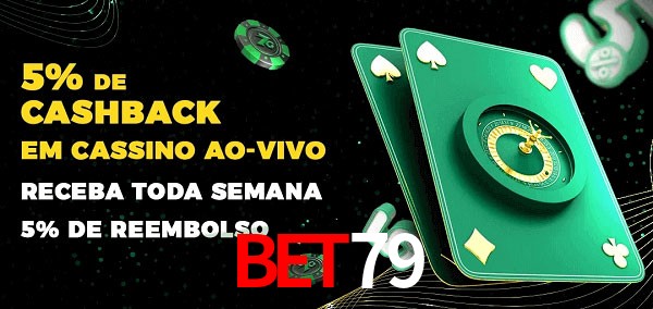 Promoções do cassino ao Vivo bet79
